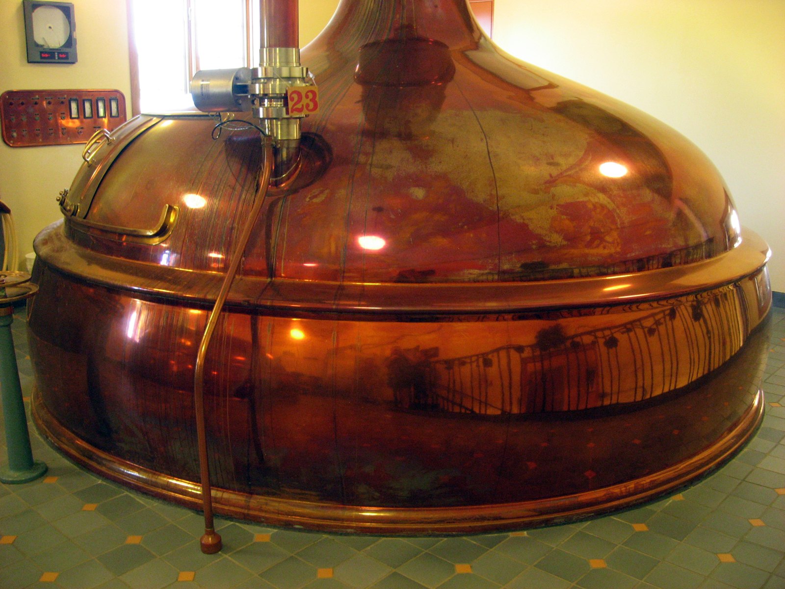 Copper brew kettle